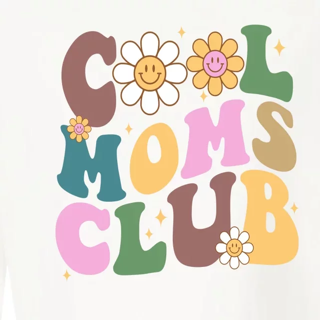 Cool Mom Club Floral Mothers Day Cropped Pullover Crew