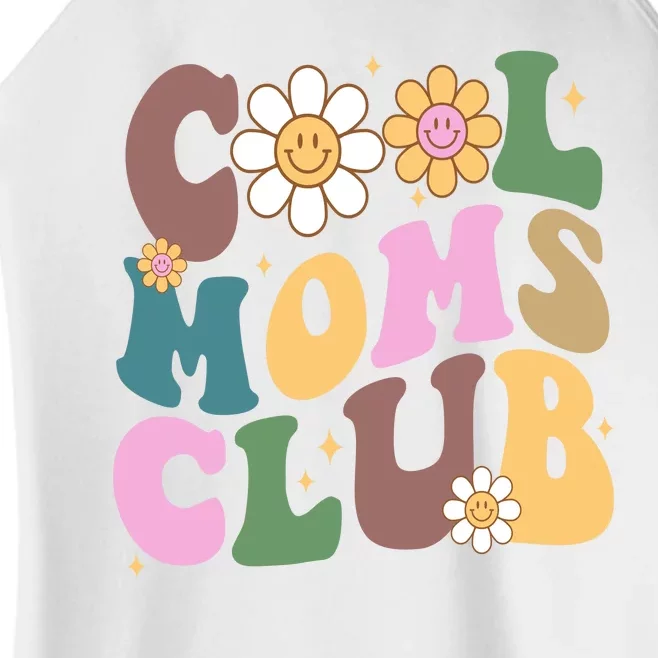 Cool Mom Club Floral Mothers Day Women’s Perfect Tri Rocker Tank