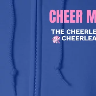 Cheer Mama #Cheermom Cheerleader Mom Gift Full Zip Hoodie