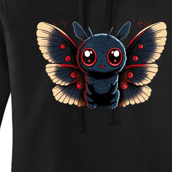 Cute Mothman Cryptid Kawaii Women's Pullover Hoodie