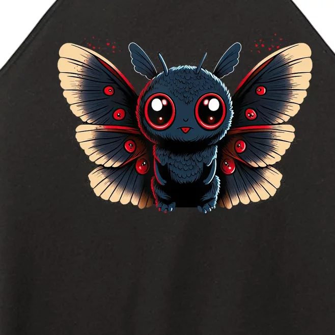 Cute Mothman Cryptid Kawaii Women’s Perfect Tri Rocker Tank