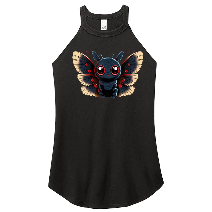 Cute Mothman Cryptid Kawaii Women’s Perfect Tri Rocker Tank