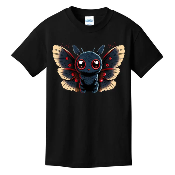 Cute Mothman Cryptid Kawaii Kids T-Shirt