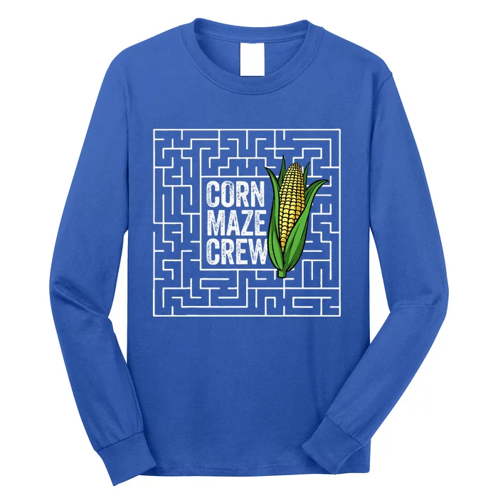 Corn Maze Crew Corn Maze Halloween Corn Maze Long Sleeve Shirt