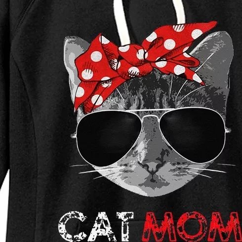 Cat Mom Cat Mommy Mothers Day Gift For Cat Lovers Women's Fleece Hoodie