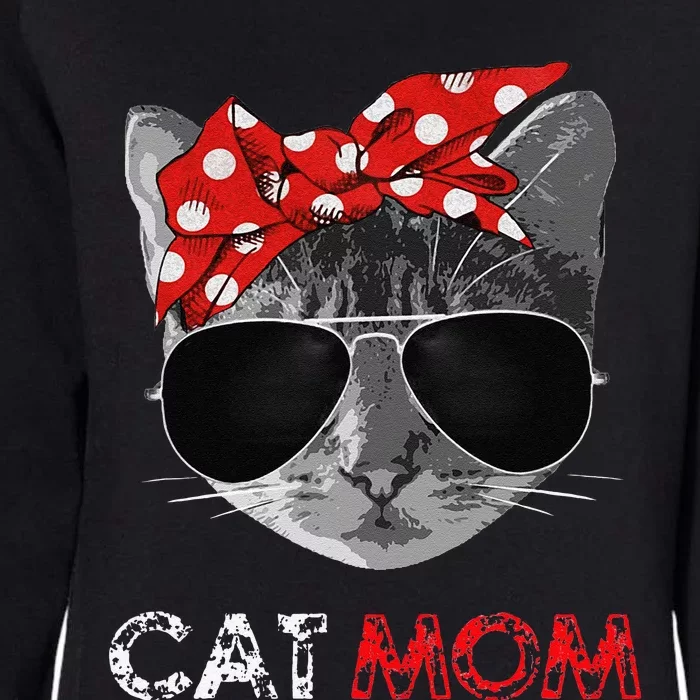 Cat Mom Cat Mommy Mothers Day Gift For Cat Lovers Womens California Wash Sweatshirt