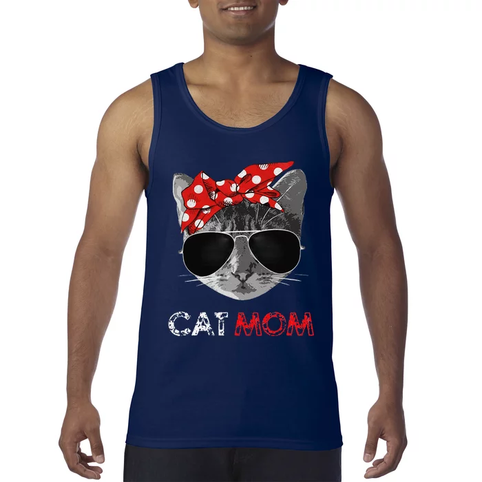 Cat Mom Cat Mommy Mothers Day Gift For Cat Lovers Tank Top