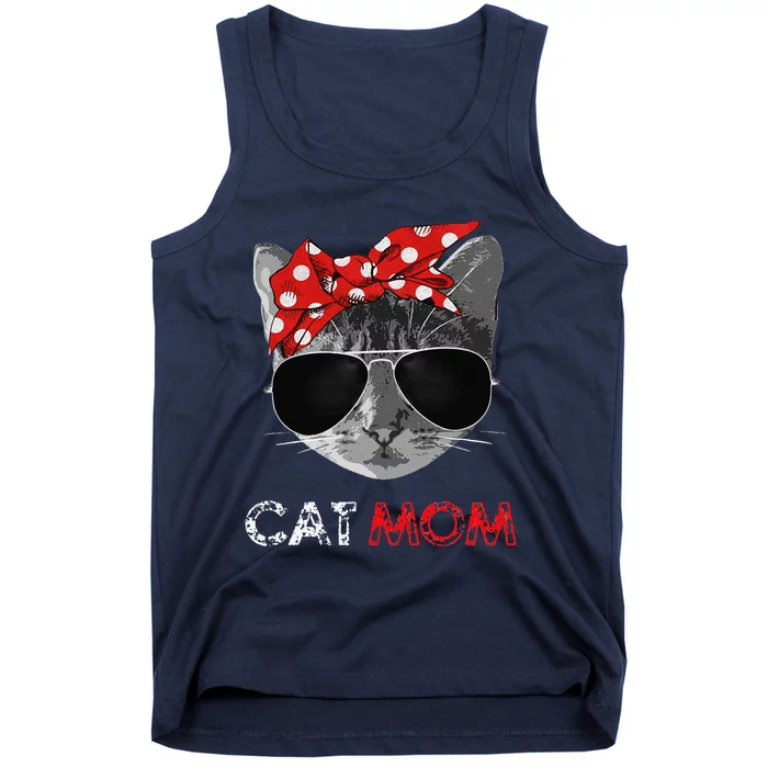 Cat Mom Cat Mommy Mothers Day Gift For Cat Lovers Tank Top