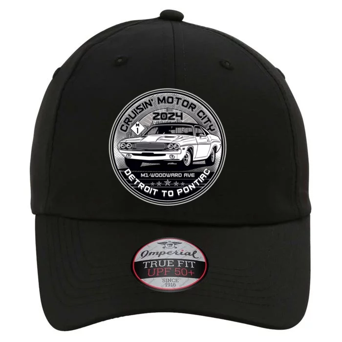 Cruisin Motor City Detroit To Pontiac 2024 Emblem Silver Version The Original Performance Cap