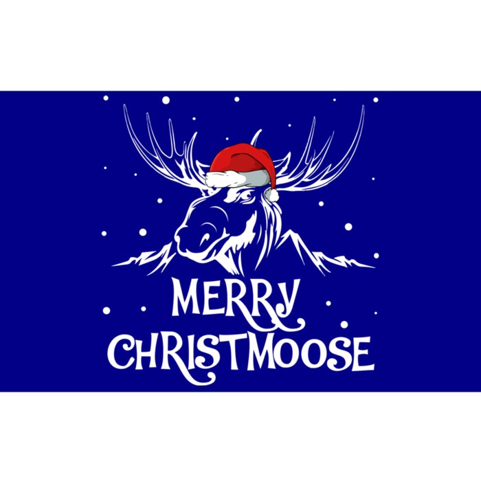 Christmas Moose Christmoose Xmas Winter Gift Bumper Sticker