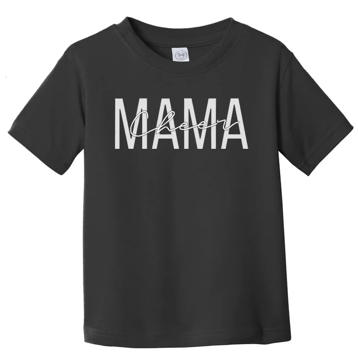 Cheerleader Mom Cheer Mom Mama Mother Toddler T-Shirt