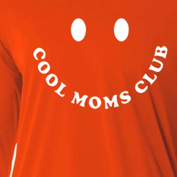 Cool Moms Club Mama Mommy Mom Bruh Cute Gift Cooling Performance Long Sleeve Crew