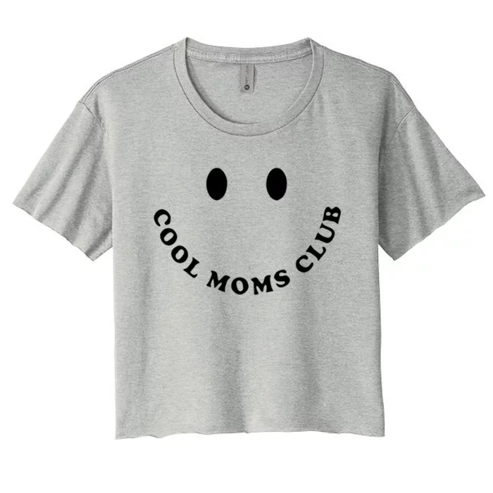 Cool Moms Club Mama Mommy Mom Bruh Cute Gift Women's Crop Top Tee