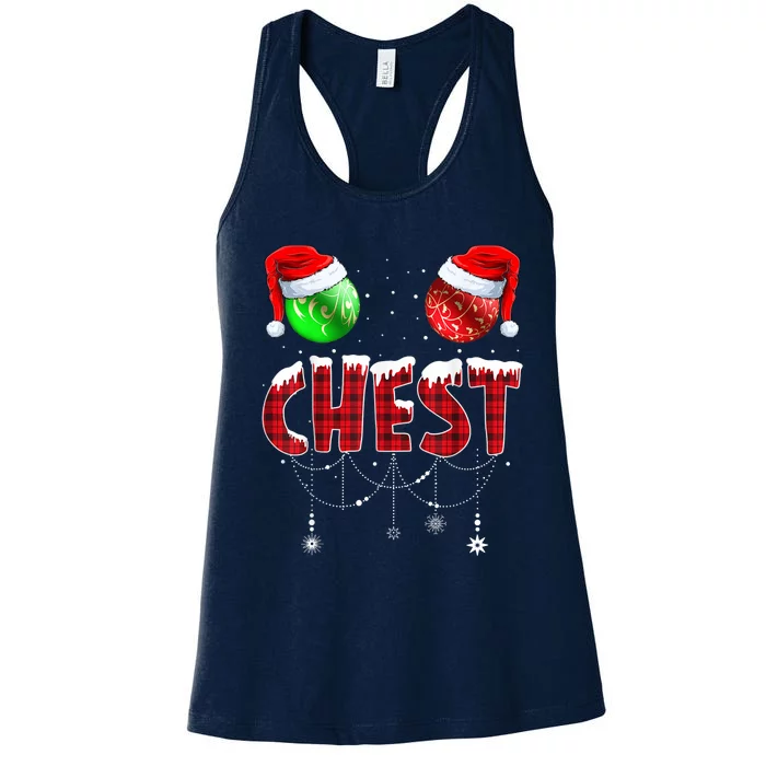 Christmas Matching Couple Family Chestnuts Women's Racerback Tank