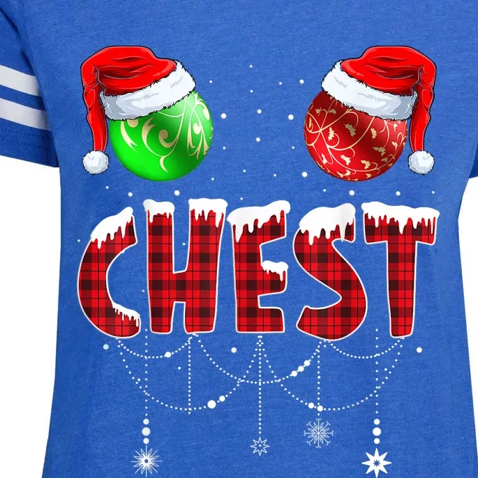 Christmas Matching Couple Family Chestnuts Enza Ladies Jersey Football T-Shirt