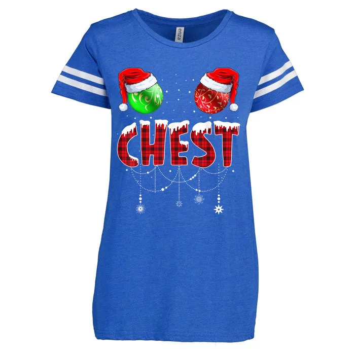 Christmas Matching Couple Family Chestnuts Enza Ladies Jersey Football T-Shirt