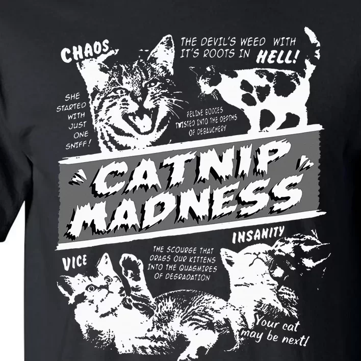 Catnip Madness Cute Kitten Tall T-Shirt