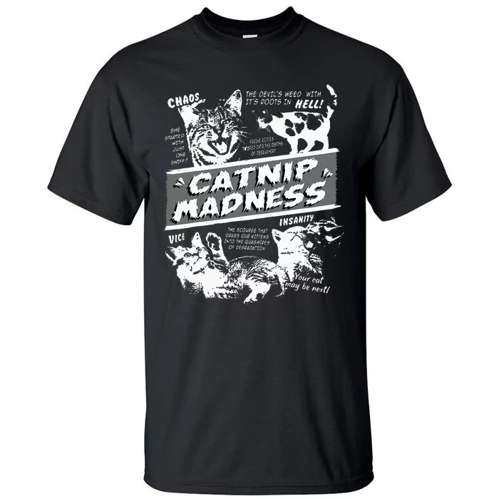 Catnip Madness Cute Kitten Tall T-Shirt