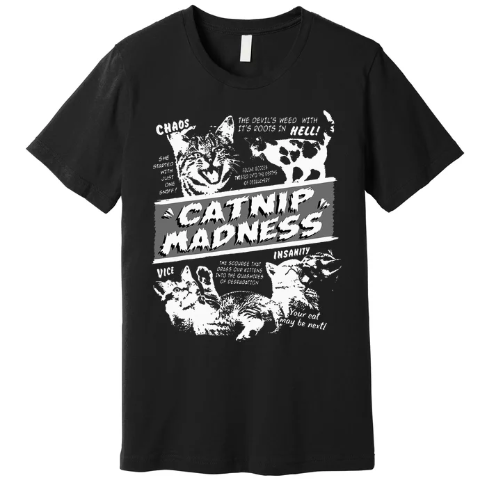 Catnip Madness Cute Kitten Premium T-Shirt