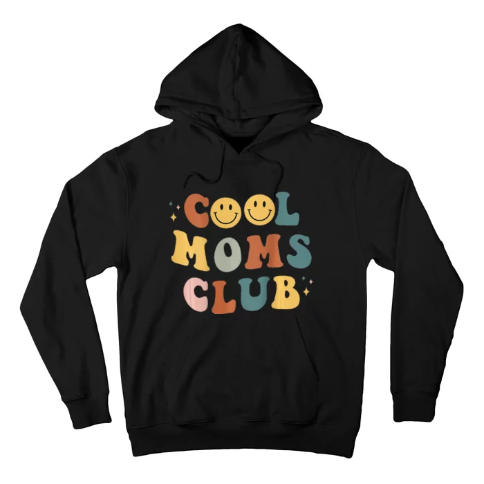 Cool Moms Club ON BACK Print Hoodie