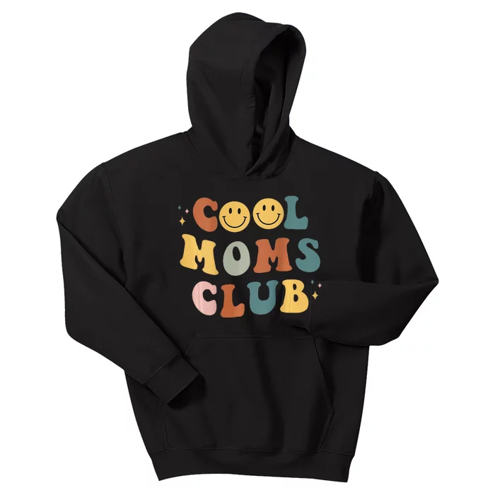 Cool Moms Club ON BACK Print Kids Hoodie