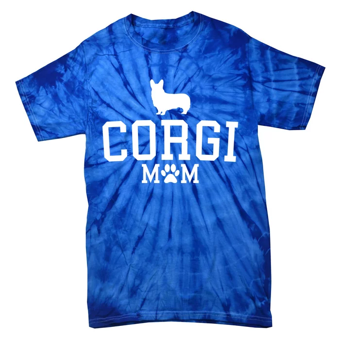 Corgi Mom Corgi Mama Cardigan Pembroke Welsh MotherS Day Gift Tie-Dye T-Shirt