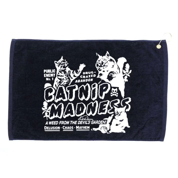 Catnip Madness Grommeted Golf Towel