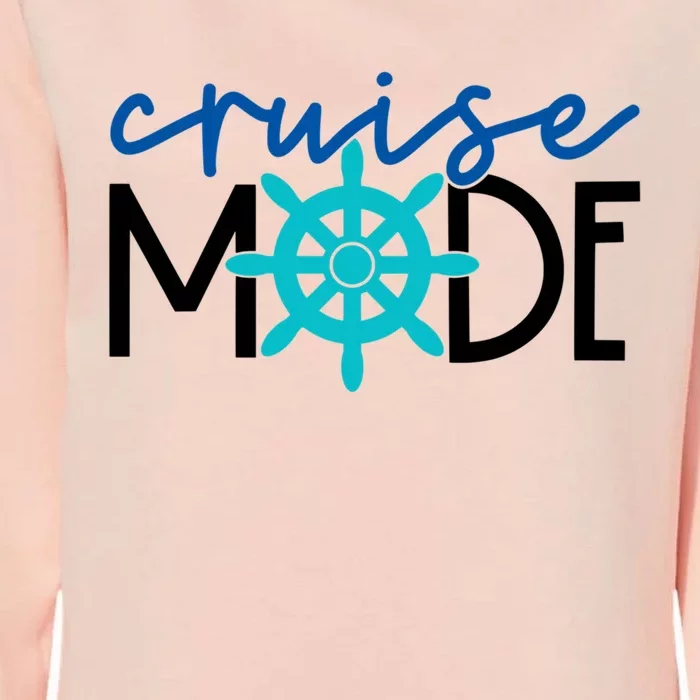 Cruise Mode Cruise Ship Yacht Summertime Vacation Sea Summer Gift Womens California Wash Sweatshirt