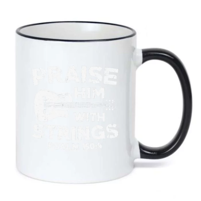 Christian Music Church Guitar Bass Jesus Rock Black Color Changing Mug