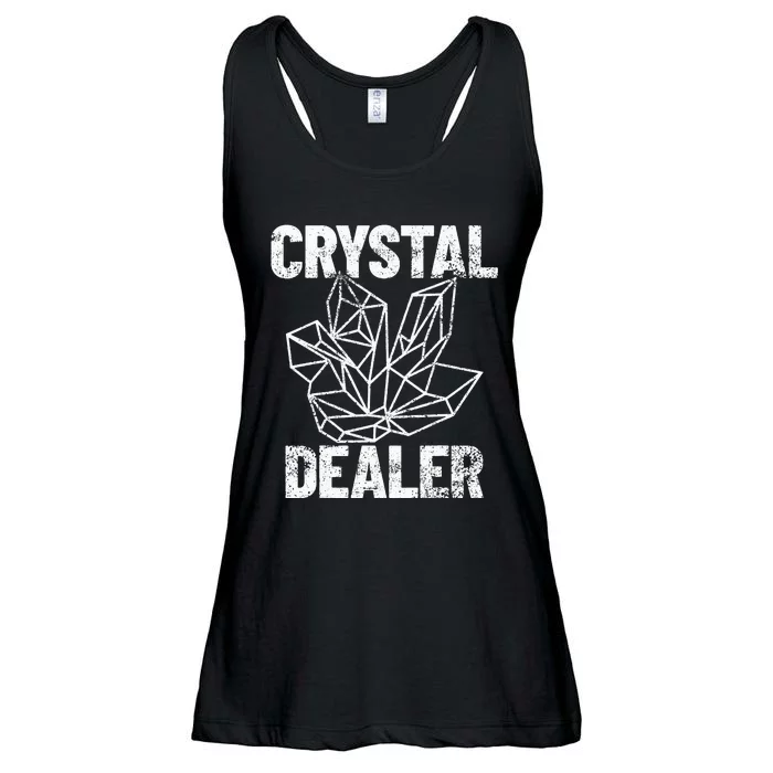 Crystal Mineral Collector Geologist vintage Ladies Essential Flowy Tank