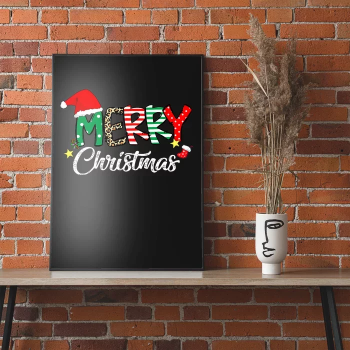 Cute Merry Christmas Matching Family Christmas Poster