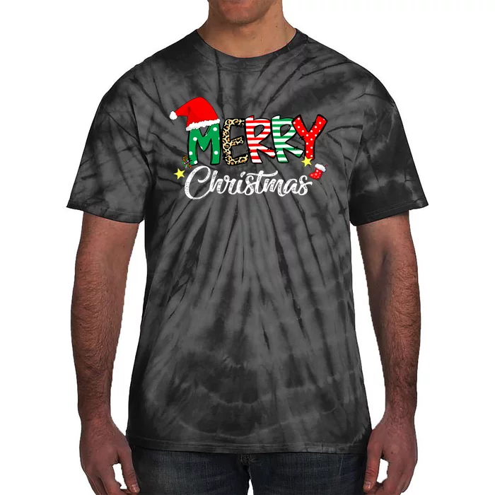 Cute Merry Christmas Matching Family Christmas Tie-Dye T-Shirt