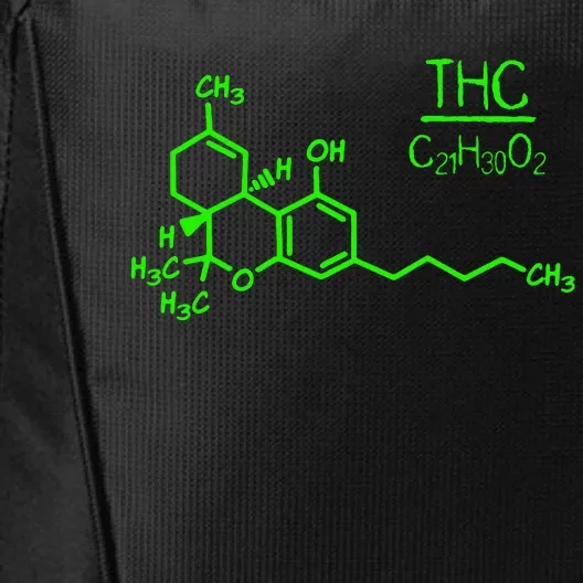 Cannabis Molecule City Backpack