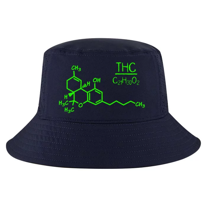 Cannabis Molecule Cool Comfort Performance Bucket Hat