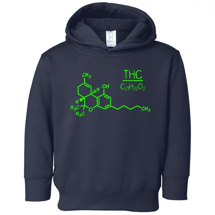 Cannabis Molecule Toddler Hoodie