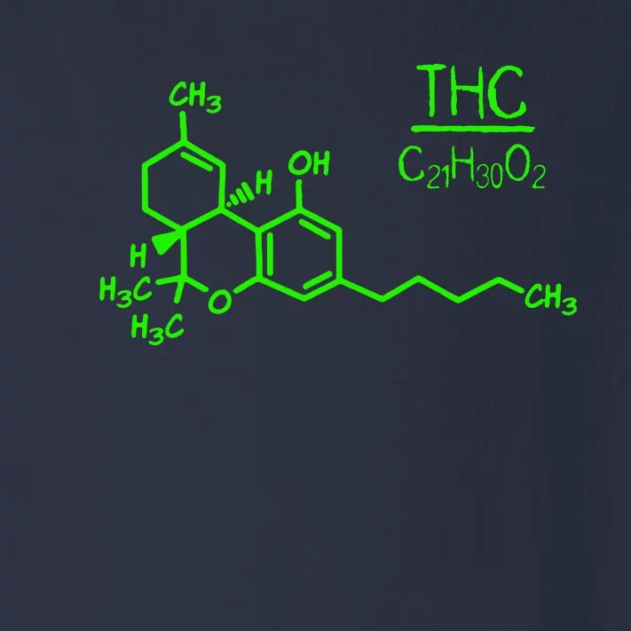 Cannabis Molecule Toddler Long Sleeve Shirt