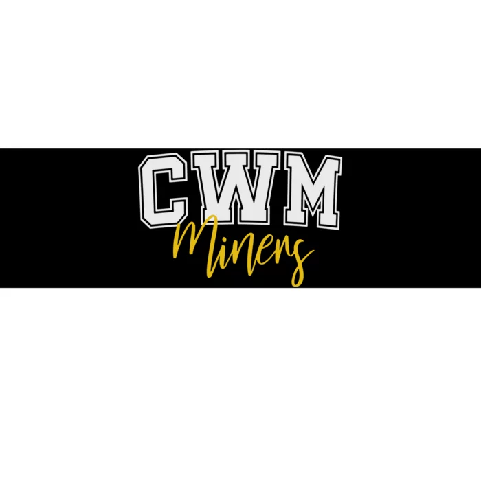 Cwm Miners Bumper Sticker