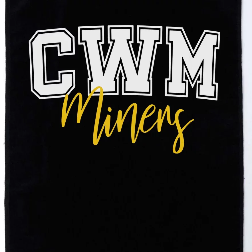 Cwm Miners Platinum Collection Golf Towel