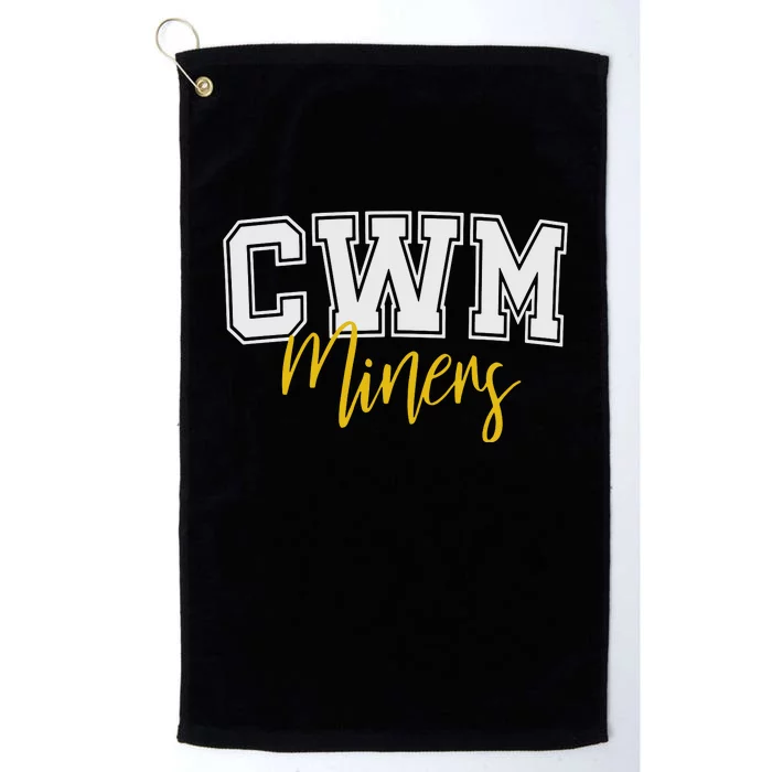 Cwm Miners Platinum Collection Golf Towel