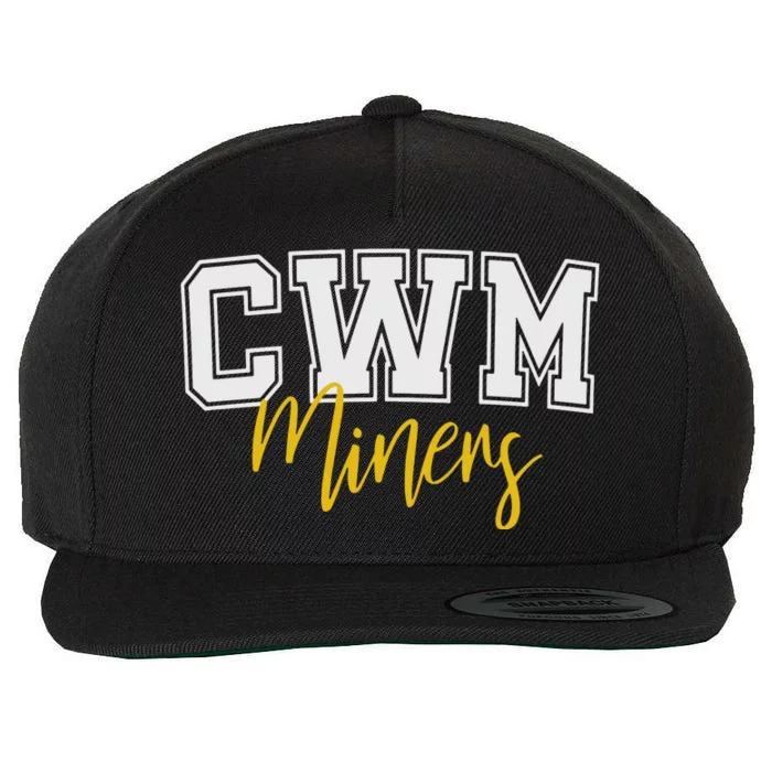 Cwm Miners Wool Snapback Cap