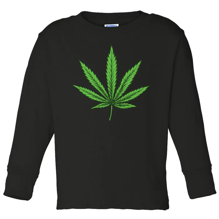 Cannabis Marijuana Toddler Long Sleeve Shirt