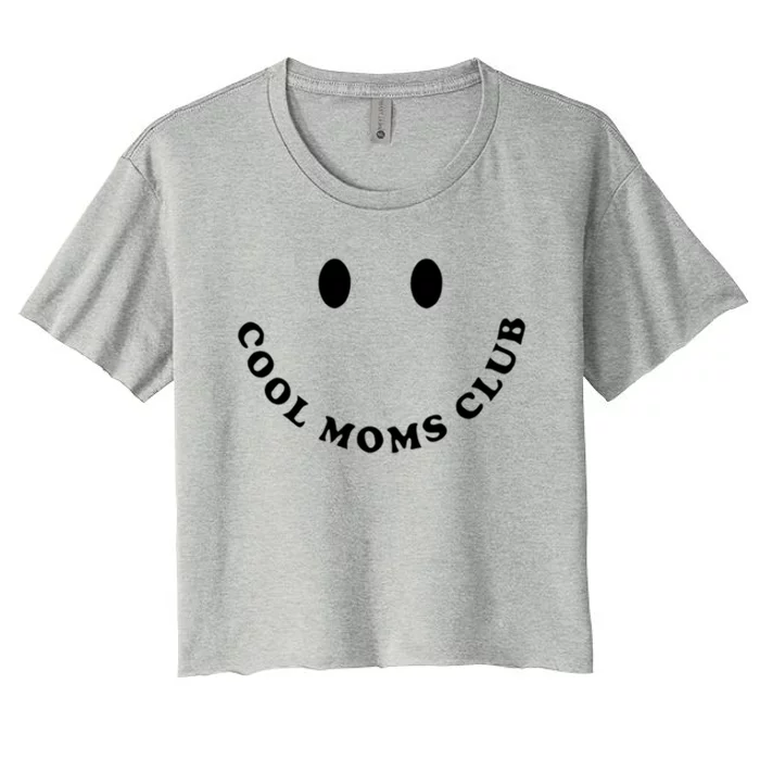 Cool Moms Club Mama Mommy Mom Bruh Gift Women's Crop Top Tee