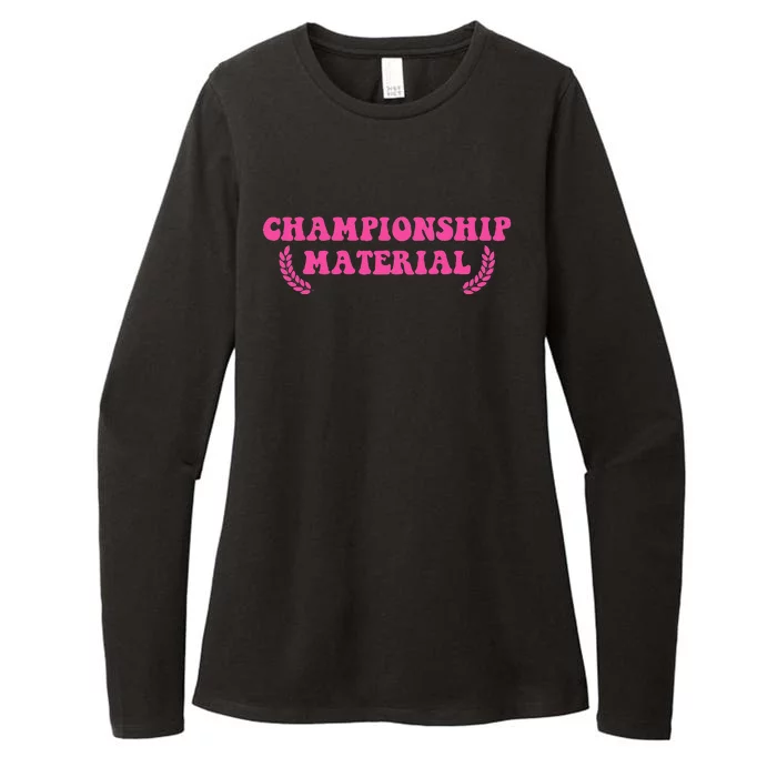 Championship Material Womens CVC Long Sleeve Shirt