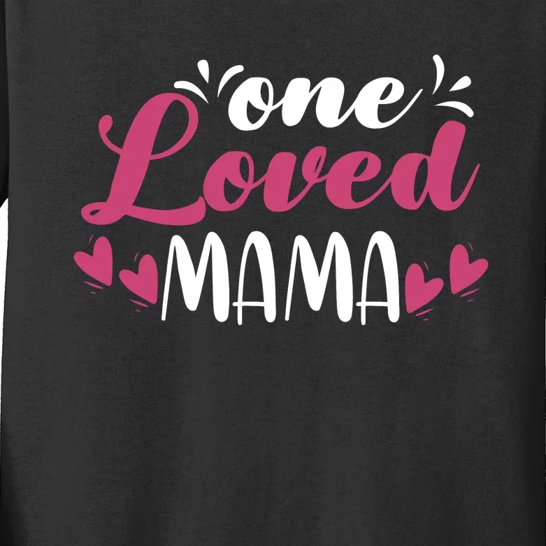 Cute Mom Kids Long Sleeve Shirt