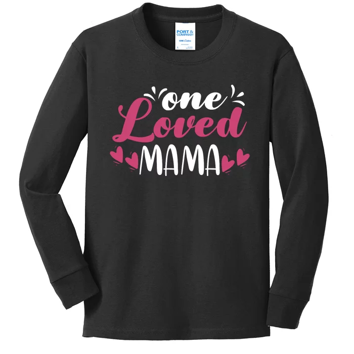 Cute Mom Kids Long Sleeve Shirt