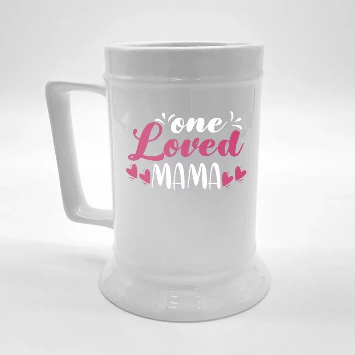 Cute Mom Front & Back Beer Stein