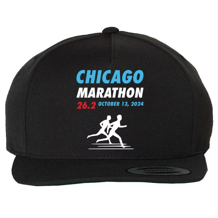 Chicago Marathon Wool Snapback Cap