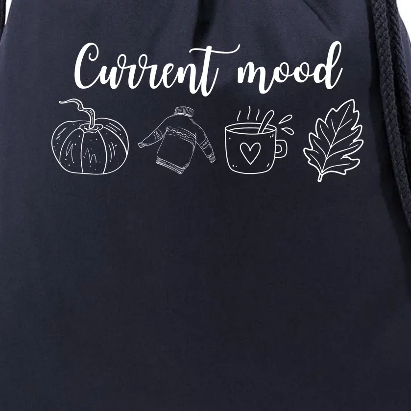 Current Mood Drawstring Bag