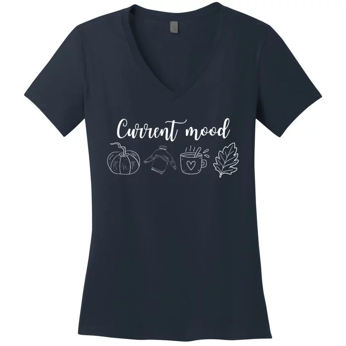 Current Mood Women's V-Neck T-Shirt