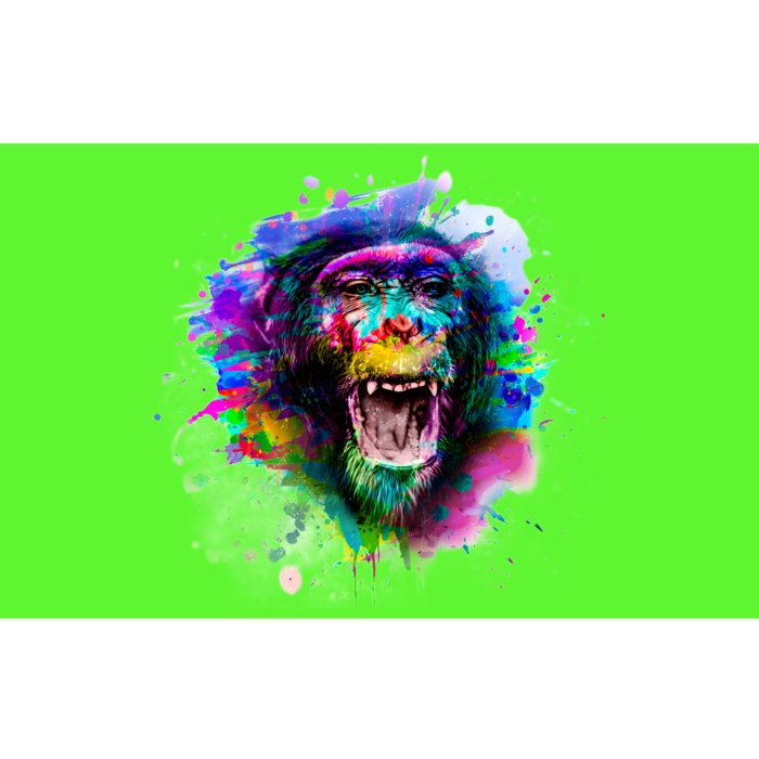 Colorful Monkey Bumper Sticker